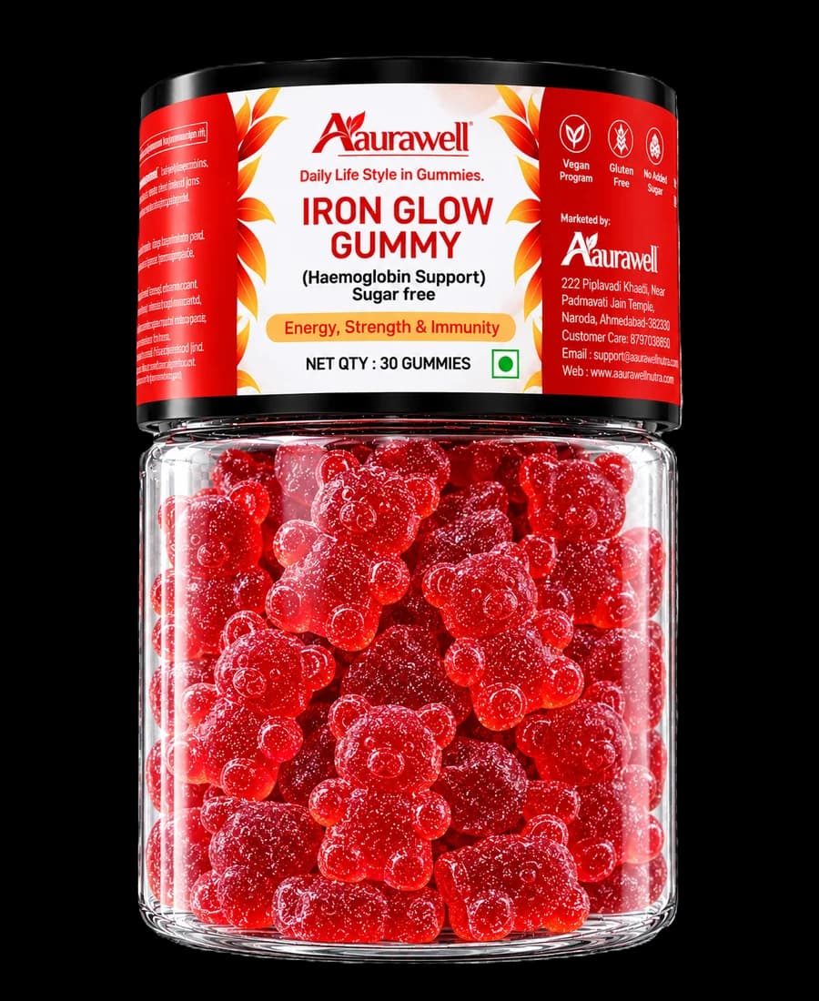 Iron Glow Gummy — bottle of 30 gummies